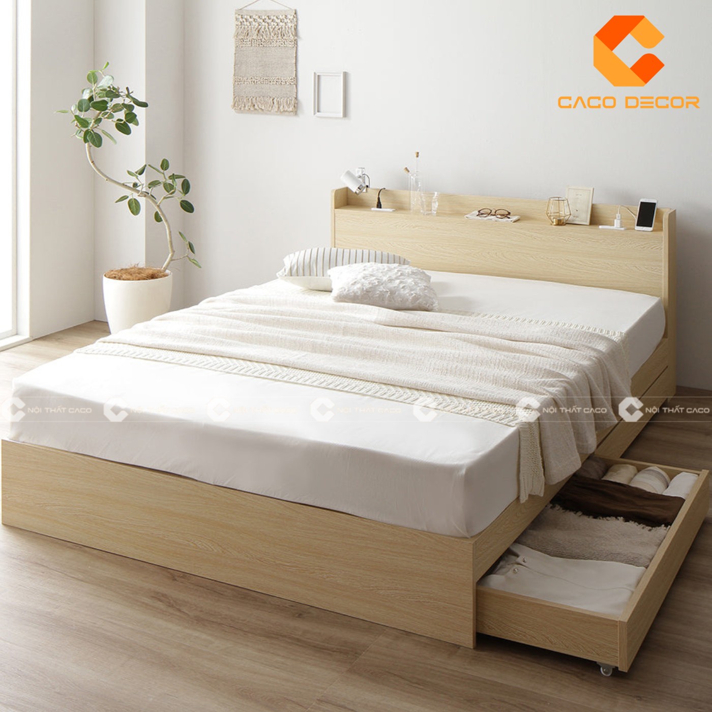Giường ngủ gỗ công nghiệp đẹp, chất lượng với giá tốt nhất thị trường 1