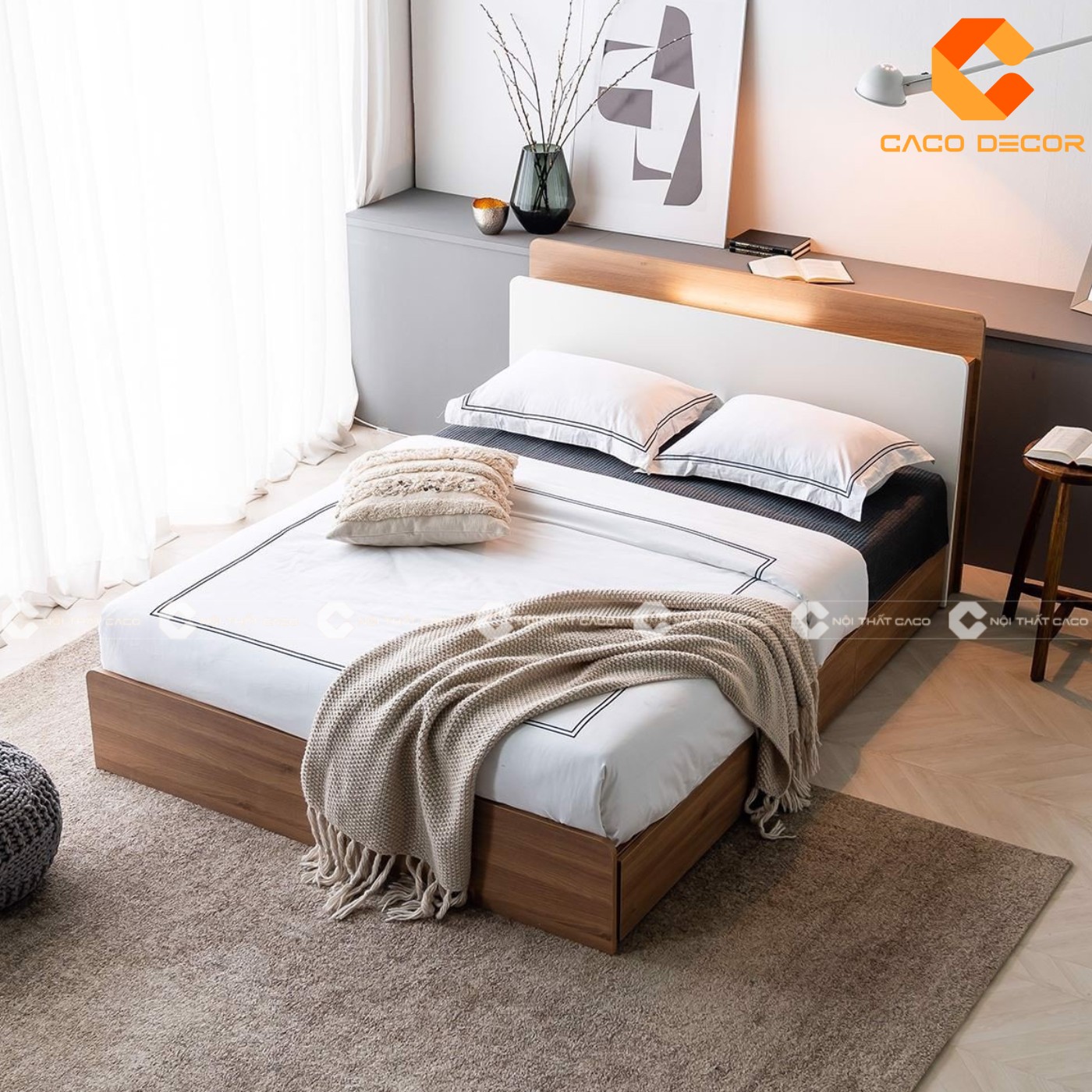 Giường ngủ gỗ công nghiệp đẹp, chất lượng với giá tốt nhất thị trường 18