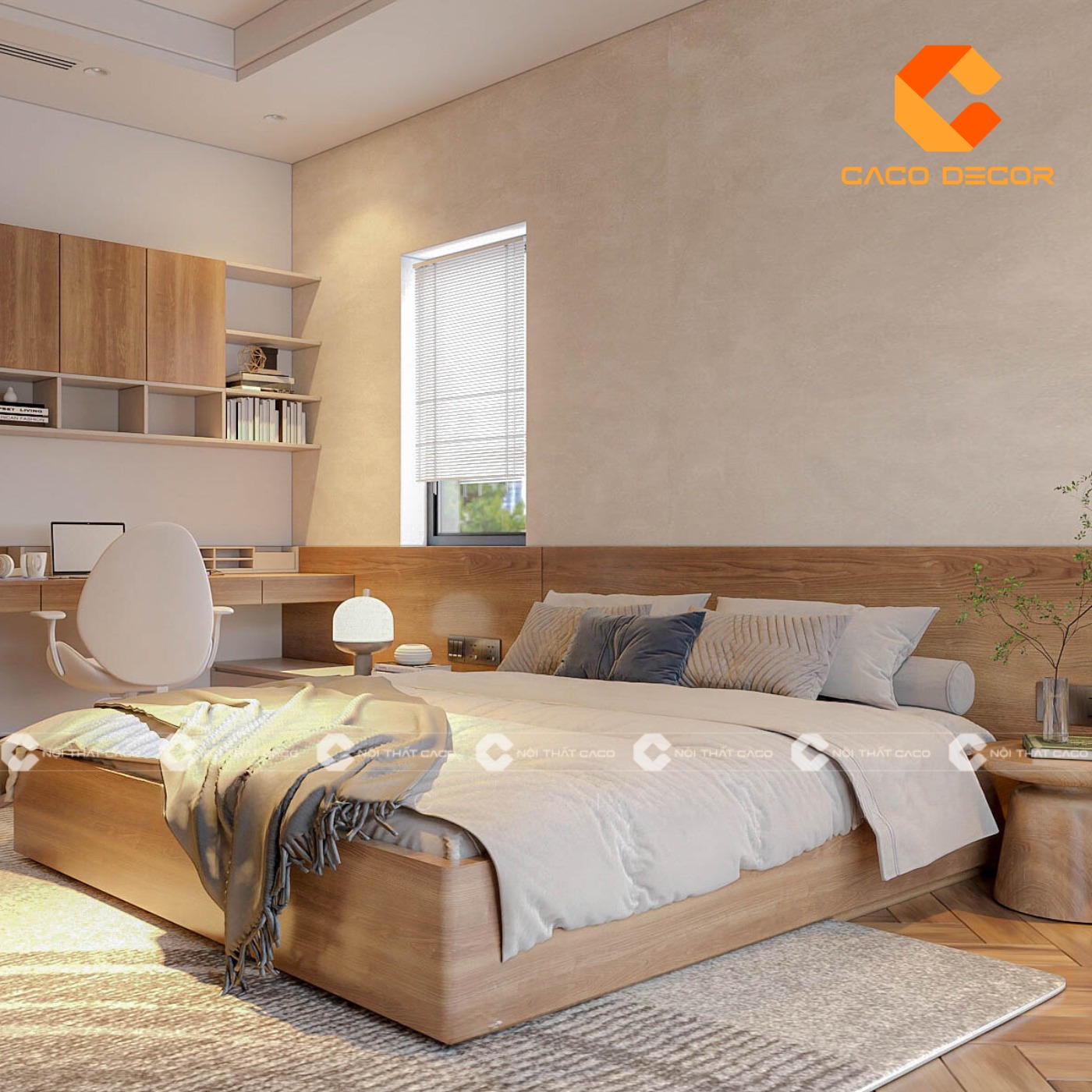 Concept Giường ngủ gỗ tự nhiên thiết kế - Thiết kế trọn gói  19