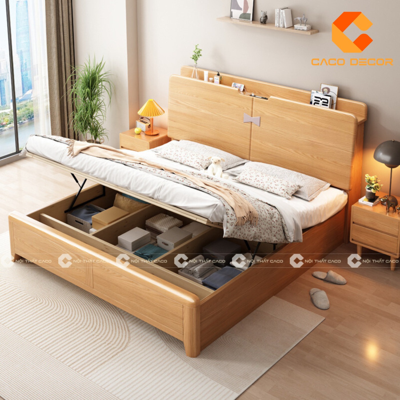 Concept Giường ngủ gỗ tự nhiên thiết kế - Thiết kế trọn gói  4