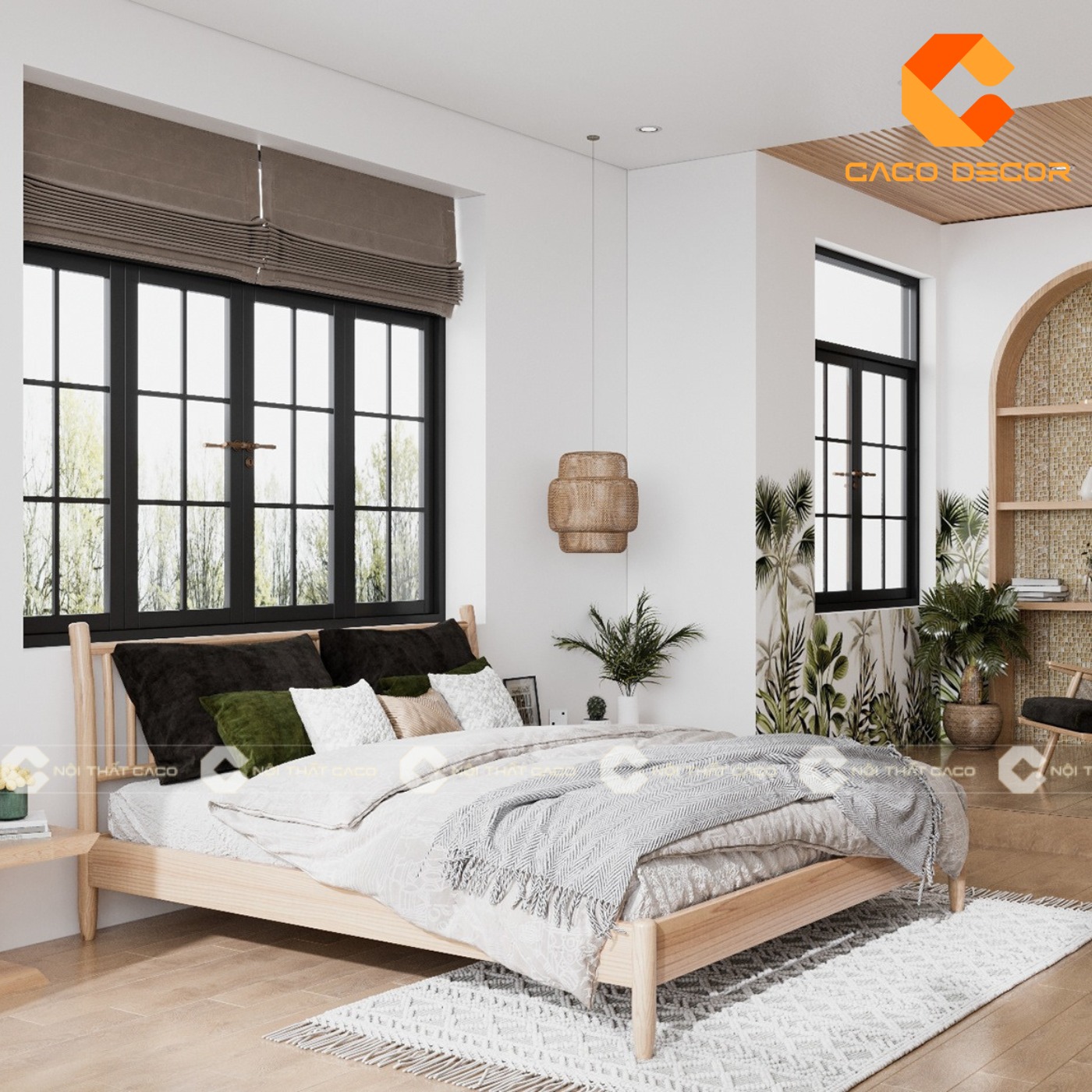 Concept Giường ngủ gỗ tự nhiên thiết kế - Thiết kế trọn gói  11