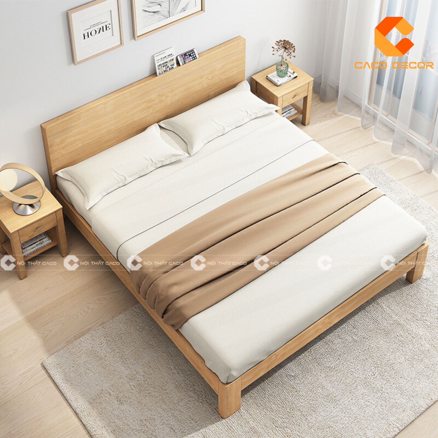Concept Giường ngủ gỗ tự nhiên thiết kế - Thiết kế trọn gói  13