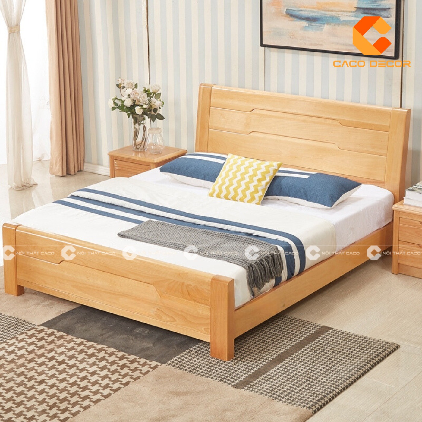Concept Giường ngủ gỗ tự nhiên thiết kế - Thiết kế trọn gói  8