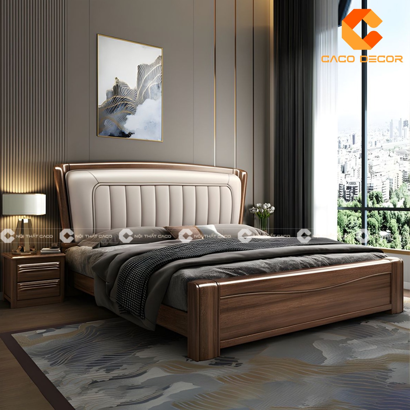 Concept Giường ngủ gỗ tự nhiên thiết kế - Thiết kế trọn gói  3