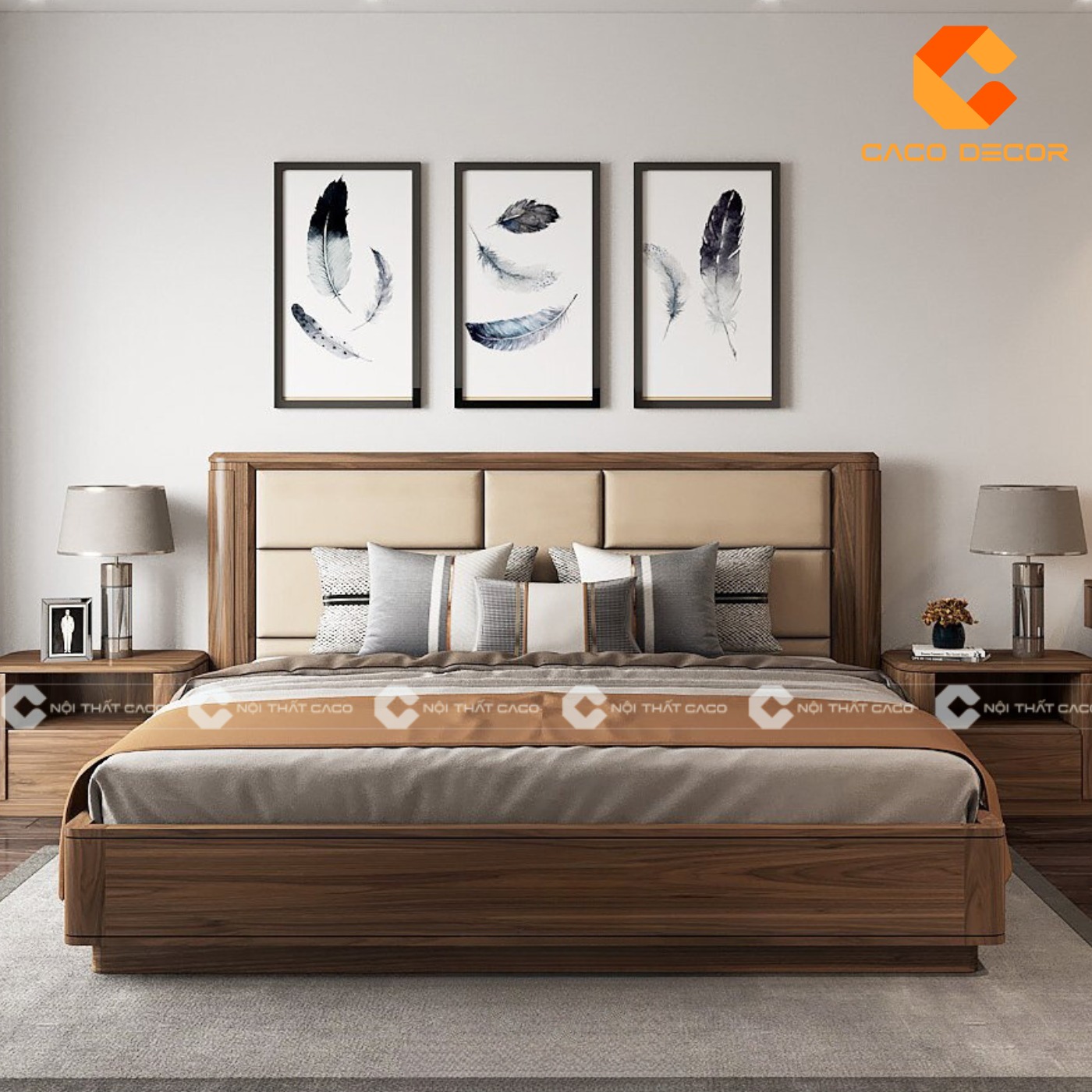 Concept Giường ngủ gỗ tự nhiên thiết kế - Thiết kế trọn gói  21