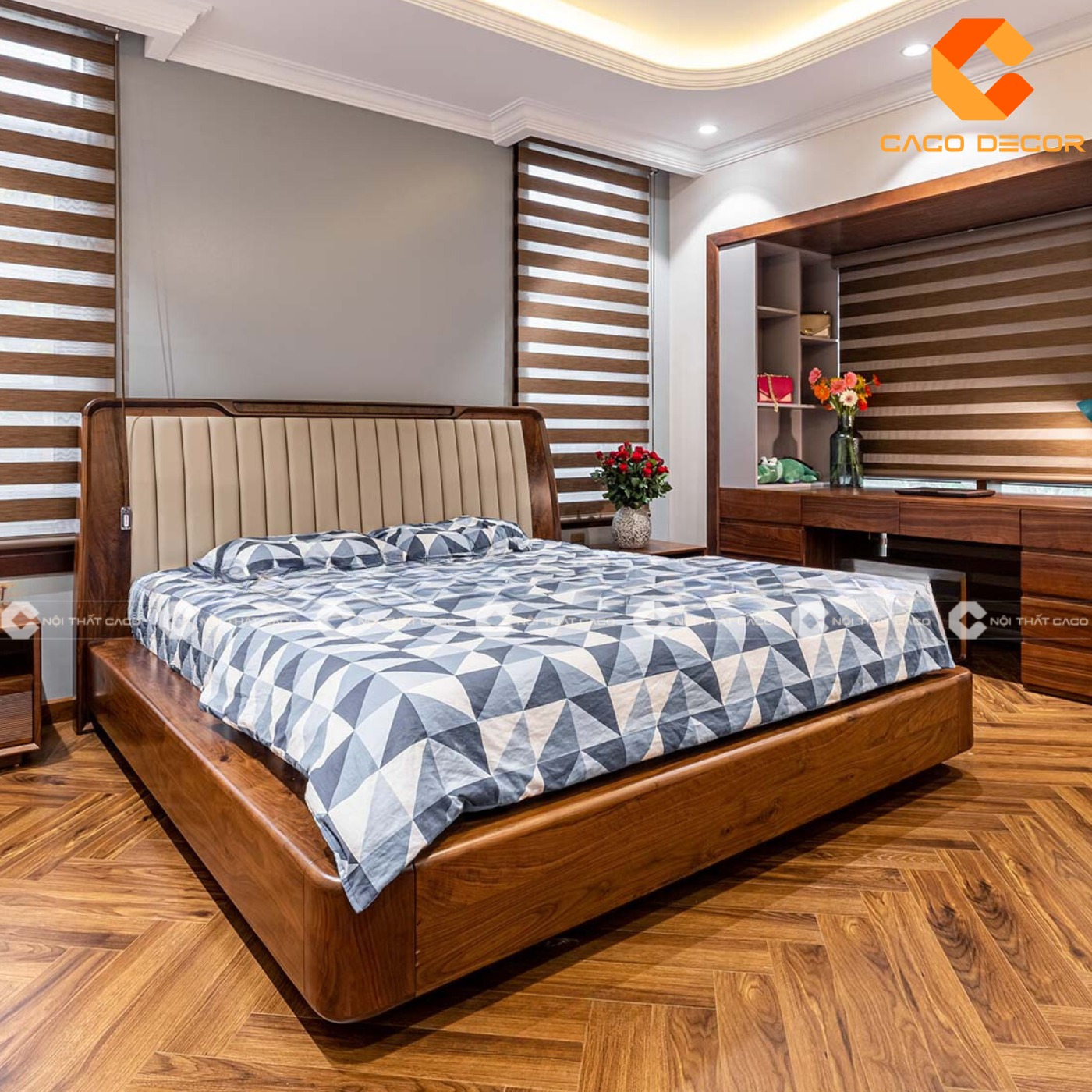 Concept Giường ngủ gỗ tự nhiên thiết kế - Thiết kế trọn gói  10