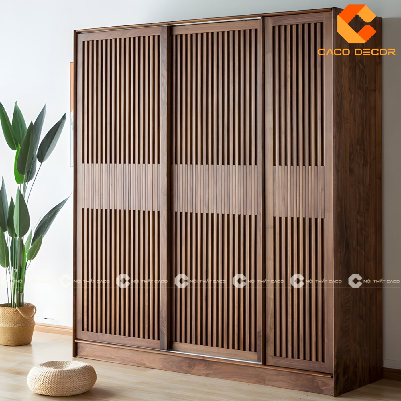 Concept các mẫu tủ quần áo gỗ tự nhiên tại cửa hàng CaCo 23