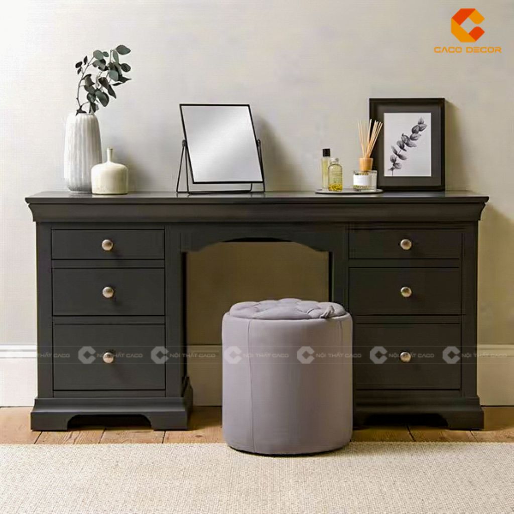Top Mẫu Bàn Trang Điểm Gỗ Tự Nhiên Đẹp, Sang, Xịn Giá Tốt 3