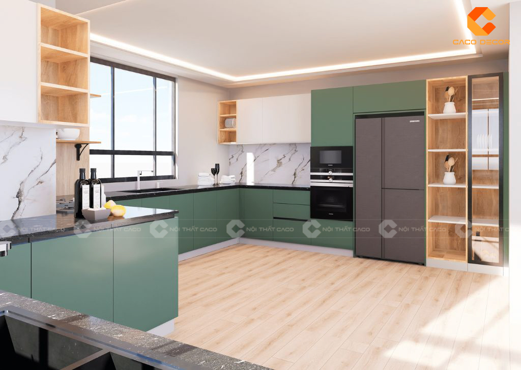 Giá Tủ Bếp Gỗ Công Nghiệp MDF Các Thương Hiệu Mới Nhất 15