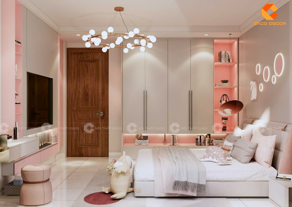 Thiết Kế Nội Thất Phòng Trẻ Em Cho Bé Trai, Bé Gái Đẹp Nhất  3