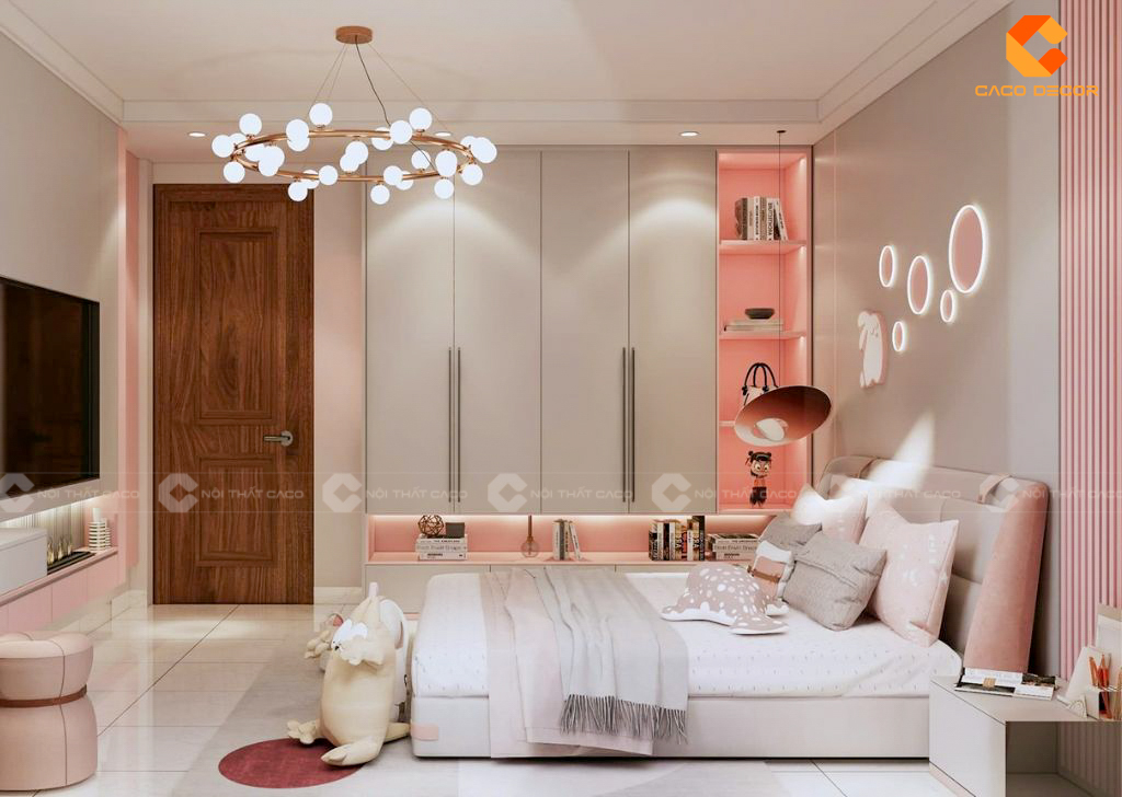 Thiết Kế Nội Thất Phòng Trẻ Em Cho Bé Trai, Bé Gái Đẹp Nhất  12
