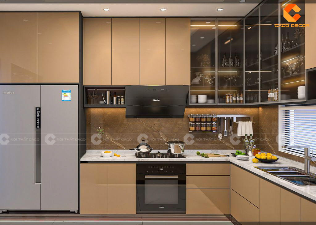 Giá Tủ Bếp Gỗ Công Nghiệp MDF Các Thương Hiệu Mới Nhất 8