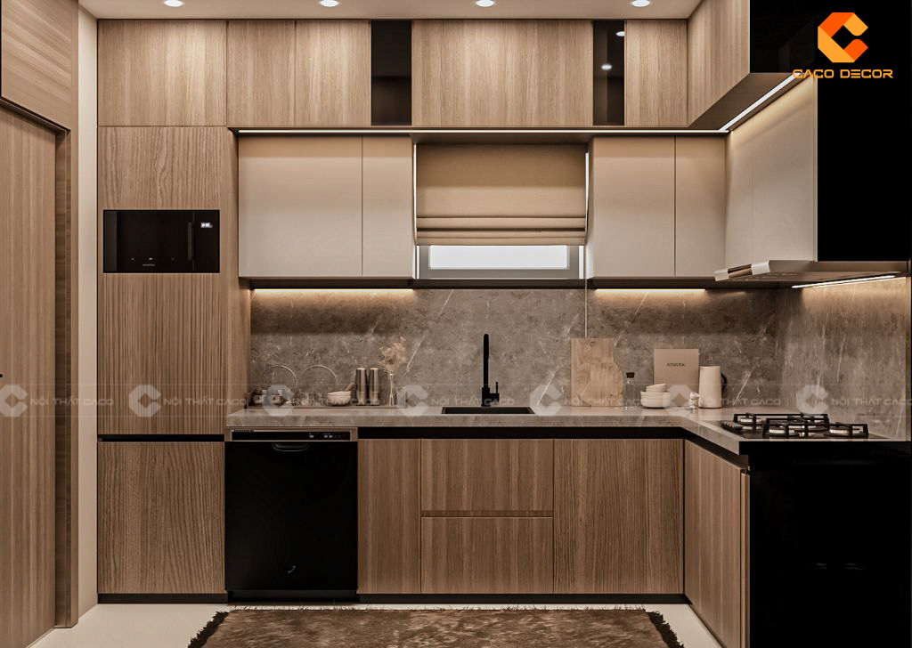 Giá Tủ Bếp Gỗ Công Nghiệp MDF Các Thương Hiệu Mới Nhất 10