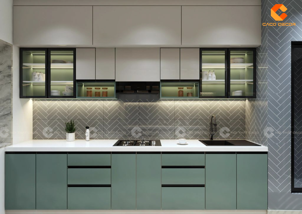 Giá Tủ Bếp Gỗ Công Nghiệp MDF Các Thương Hiệu Mới Nhất 11