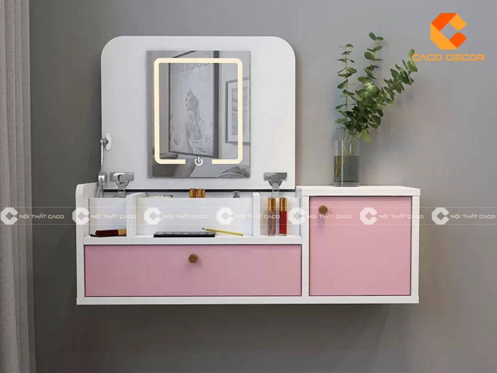 Bàn Trang Điểm Treo Tường Hiện Đại, Tiết Kiệm Diện Tích 1