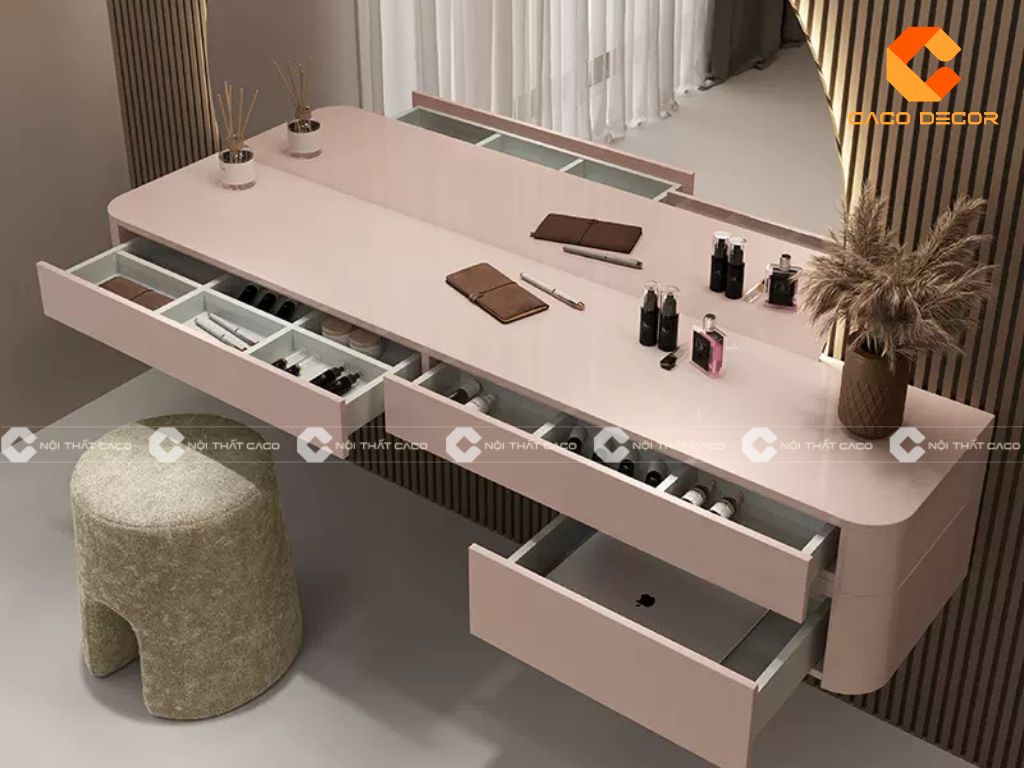 Bàn Trang Điểm Treo Tường Hiện Đại, Tiết Kiệm Diện Tích 4