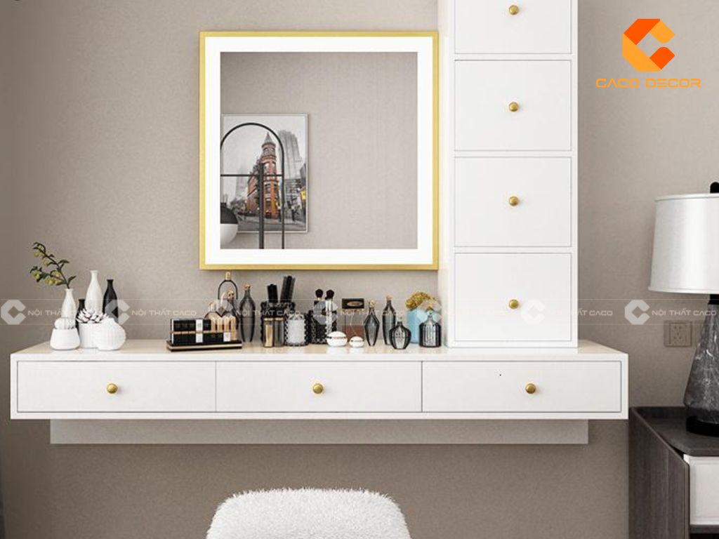 Bàn Trang Điểm Treo Tường Hiện Đại, Tiết Kiệm Diện Tích 6