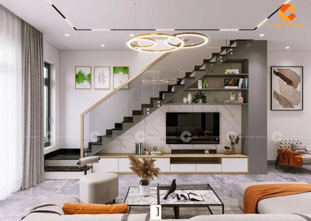  Những Lưu Ý Khi Thiết Kế Kệ Dưới Gầm Cầu Thang 3