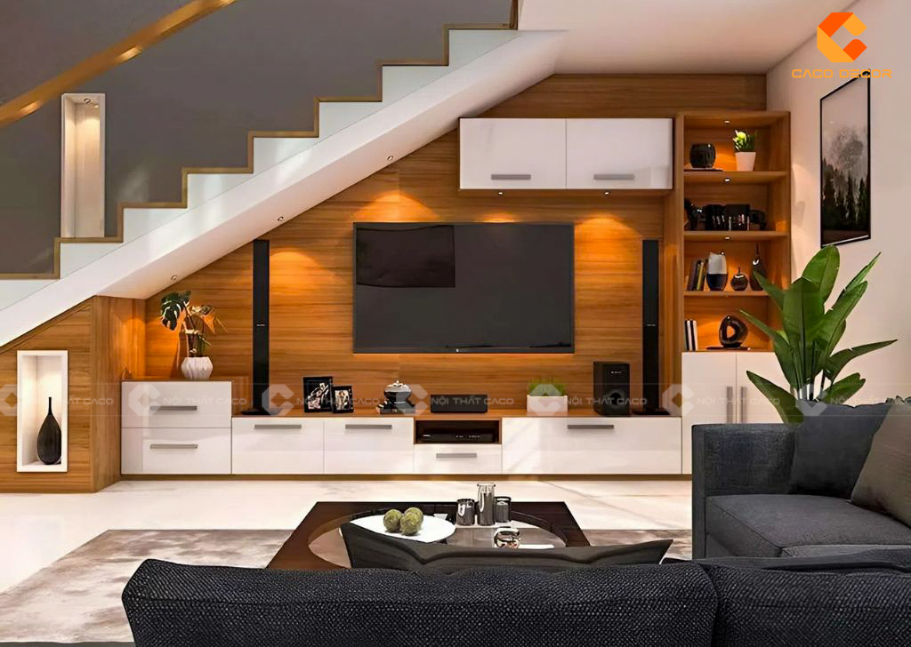  Những Lưu Ý Khi Thiết Kế Kệ Dưới Gầm Cầu Thang 6