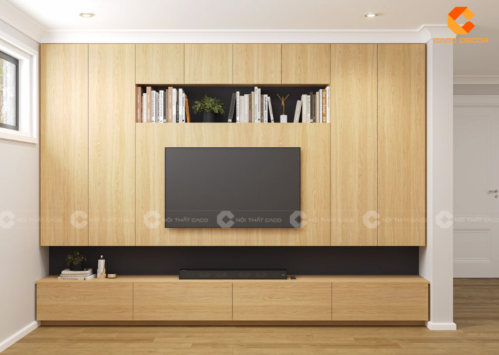 Kệ Tivi Vách Ngăn Phòng Khách Sang Trọng, Đẳng Cấp 17