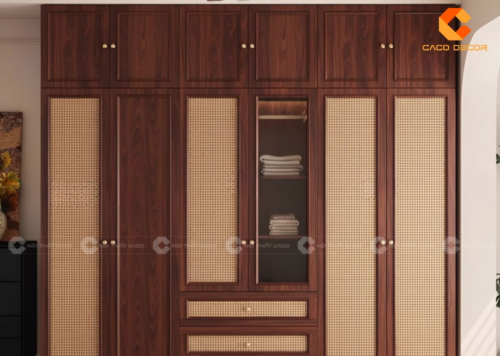 Tủ quần áo phong cách indochine