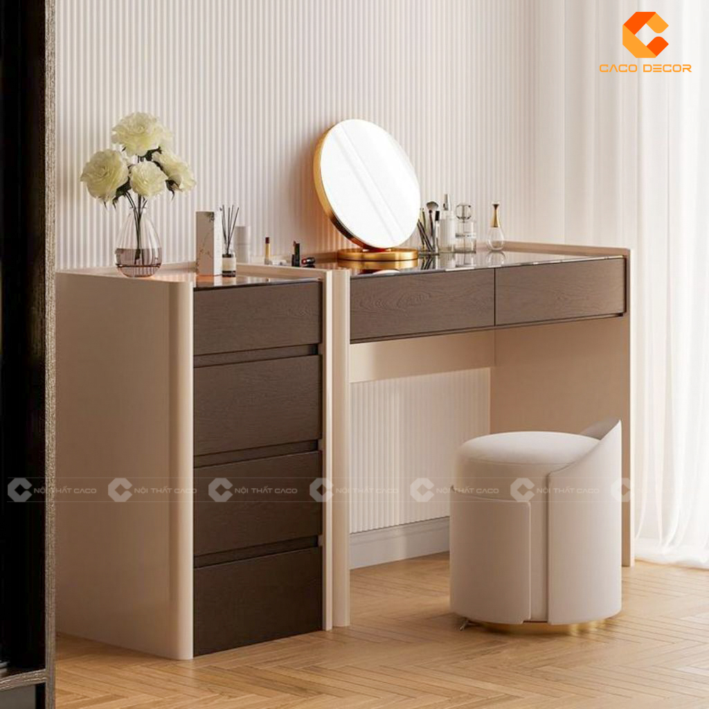Mẫu Bàn Trang Điểm Gỗ Sang Trọng Và Tiện Ích 8
