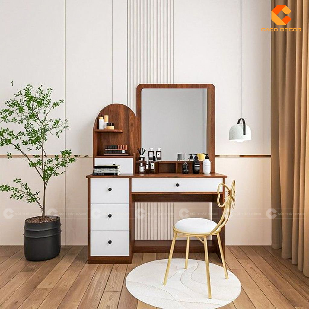 Mẫu Bàn Trang Điểm Gỗ Sang Trọng Và Tiện Ích 16