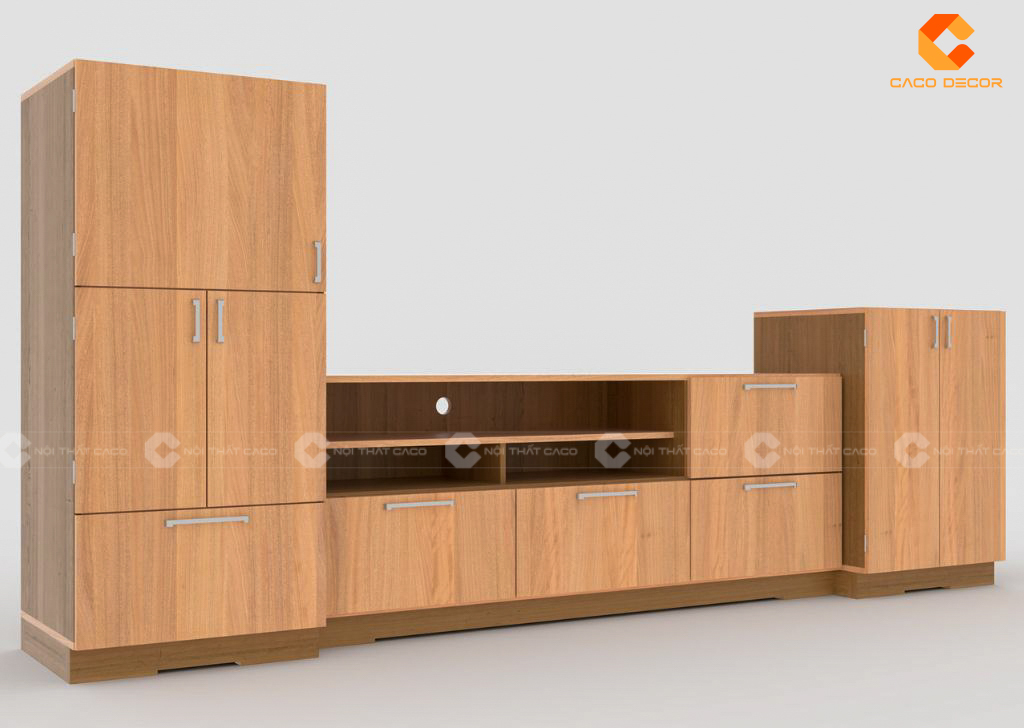 Kệ tivi để sàn gỗ công nghiệp