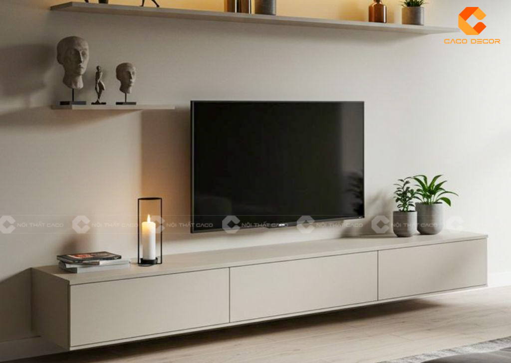Kích Thước Kệ Tivi Treo Tường Phù Hợp Với Không Gian Nhà  14