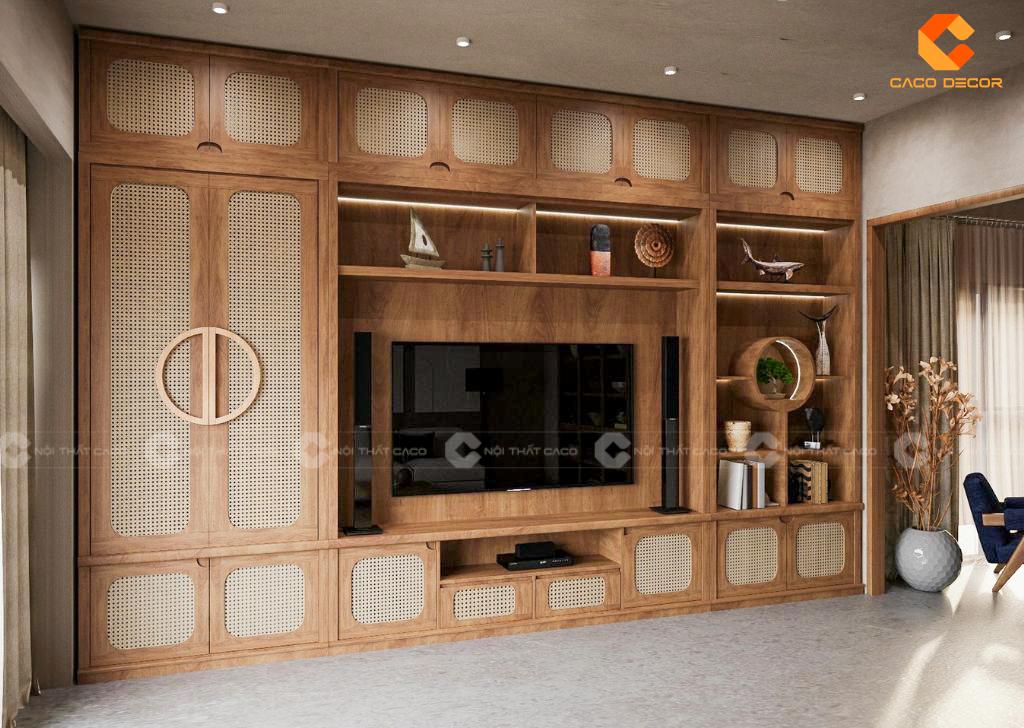 Gợi Ý Trang Trí Kệ Tivi Phòng Khách Đẹp Nhất Năm Nay 2