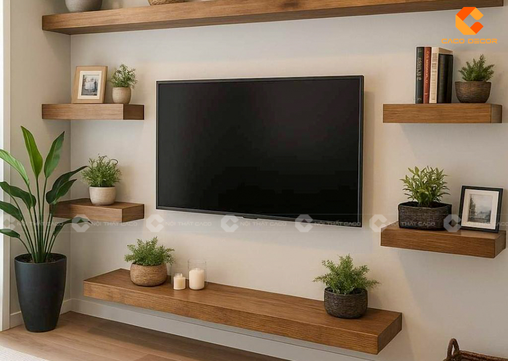 Kích Thước Kệ Tivi Treo Tường Phù Hợp Với Không Gian Nhà  15