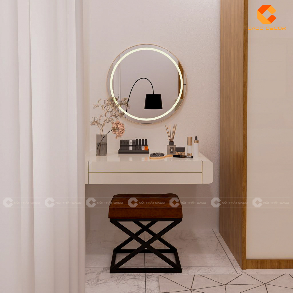 Mẫu Bàn Trang Điểm Gỗ Sang Trọng Và Tiện Ích 11