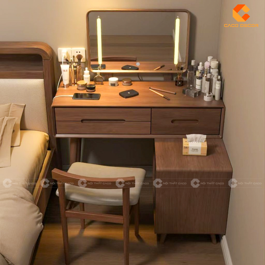 Mẫu Bàn Trang Điểm Gỗ Sang Trọng Và Tiện Ích 13
