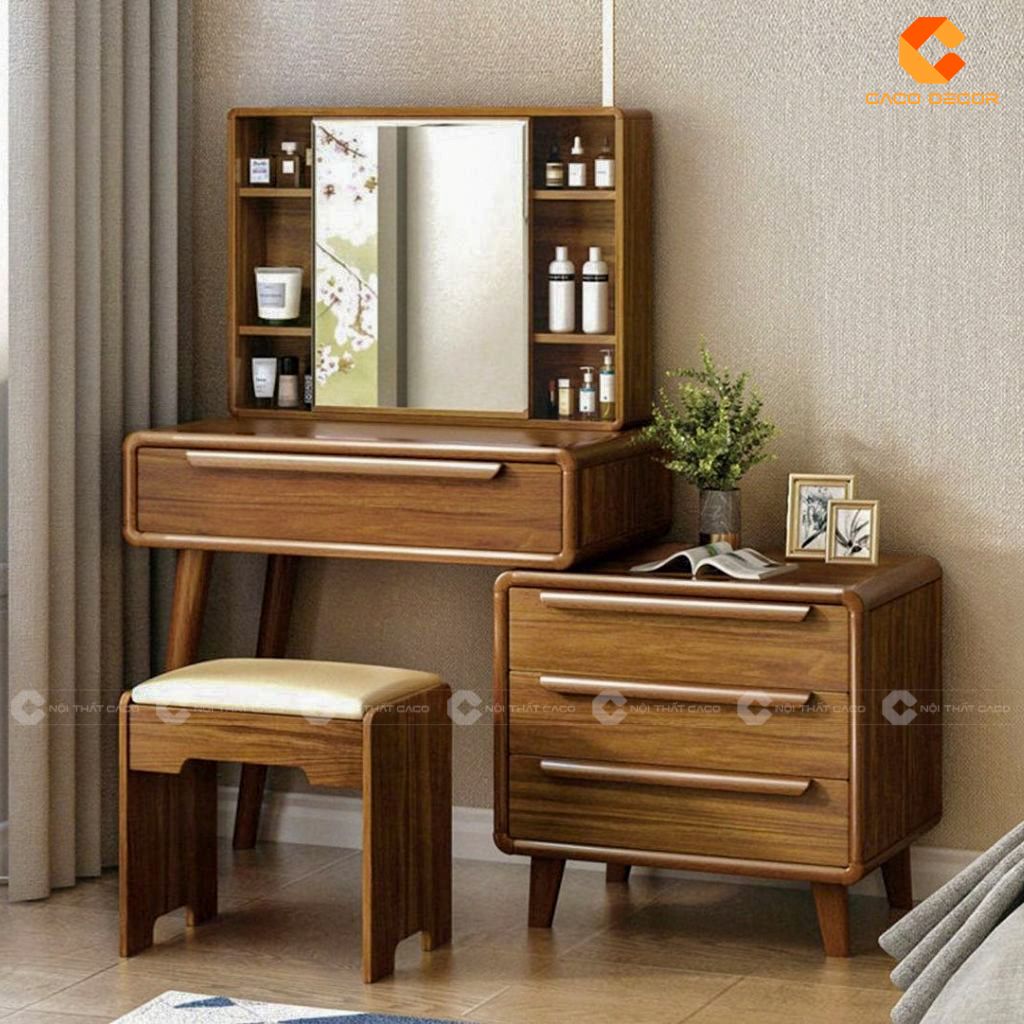 Mẫu Bàn Trang Điểm Gỗ Sang Trọng Và Tiện Ích 1