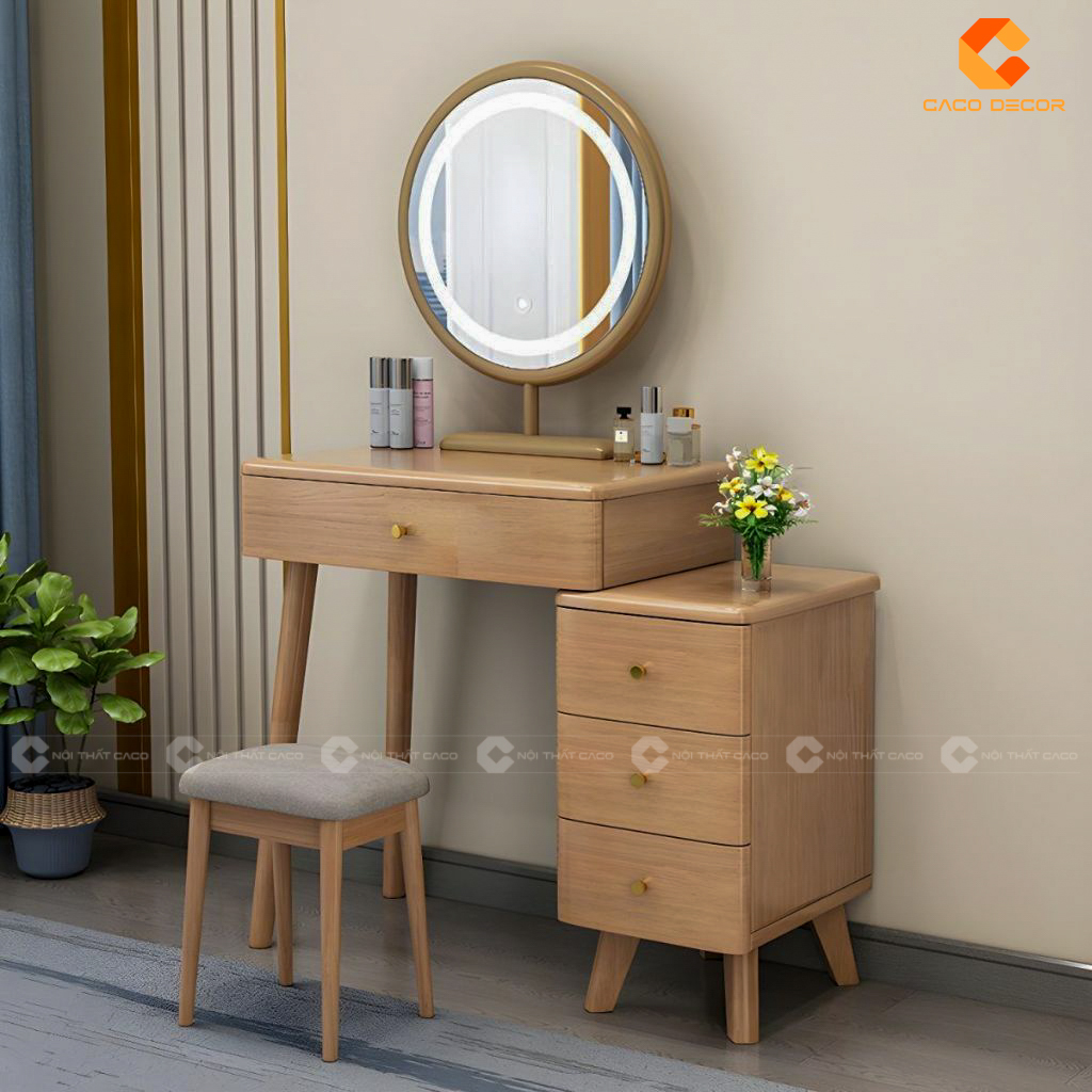 Mẫu Bàn Trang Điểm Gỗ Sang Trọng Và Tiện Ích 14
