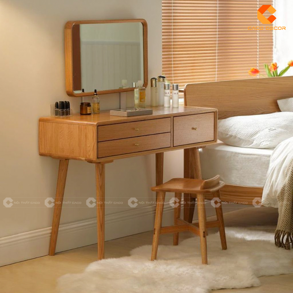 Mẫu Bàn Trang Điểm Gỗ Sang Trọng Và Tiện Ích 9