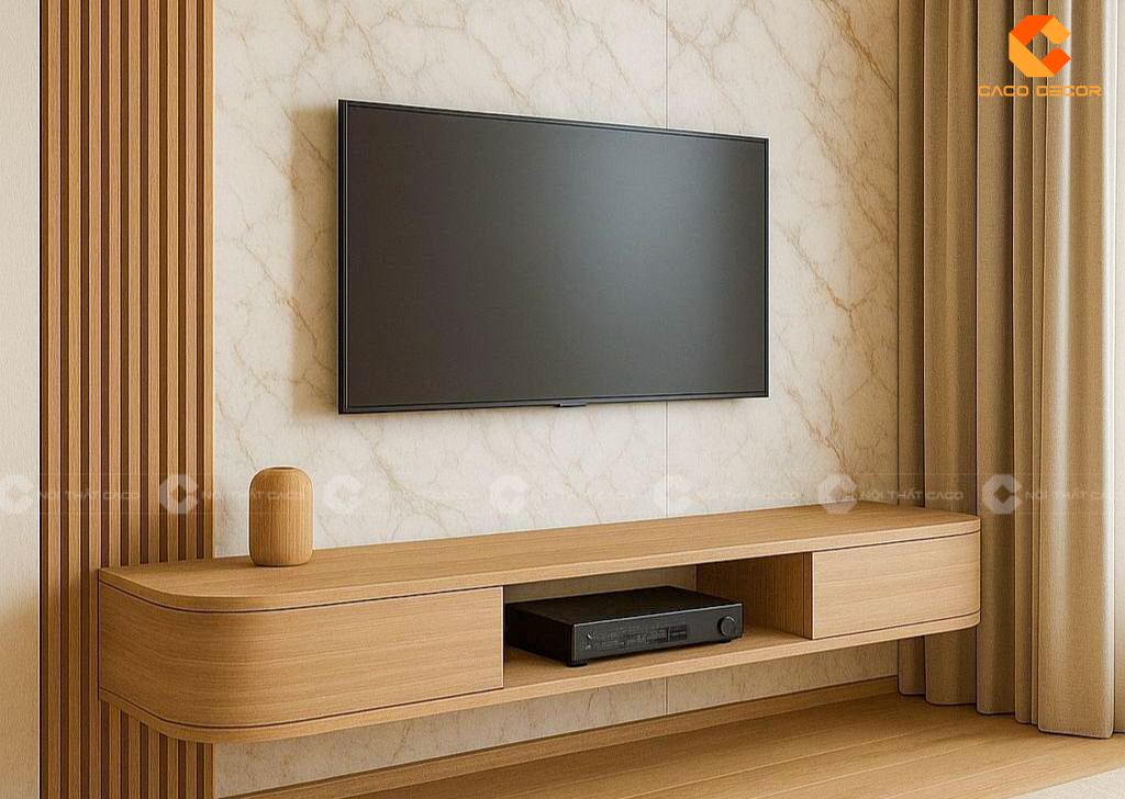 Kích Thước Kệ Tivi Treo Tường Phù Hợp Với Không Gian Nhà  16