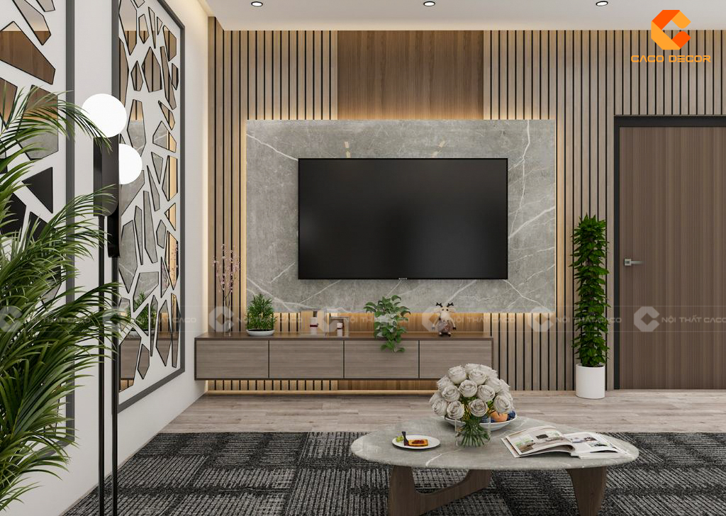 Gợi Ý Trang Trí Kệ Tivi Phòng Khách Đẹp Nhất Năm Nay 12