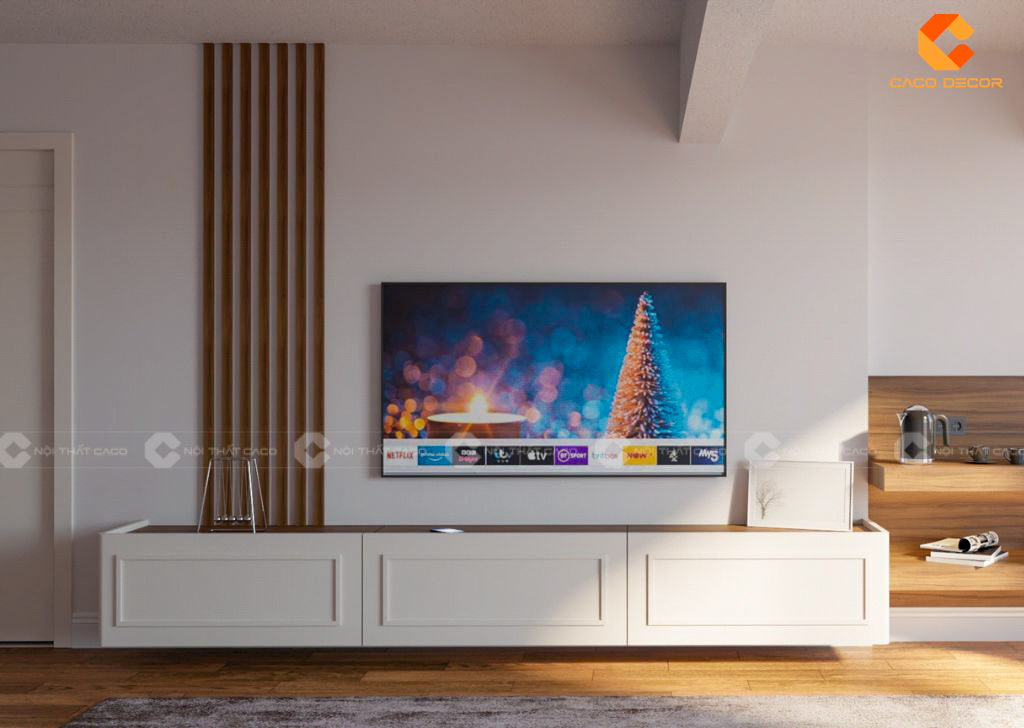 Gợi Ý Trang Trí Kệ Tivi Phòng Khách Đẹp Nhất Năm Nay 3