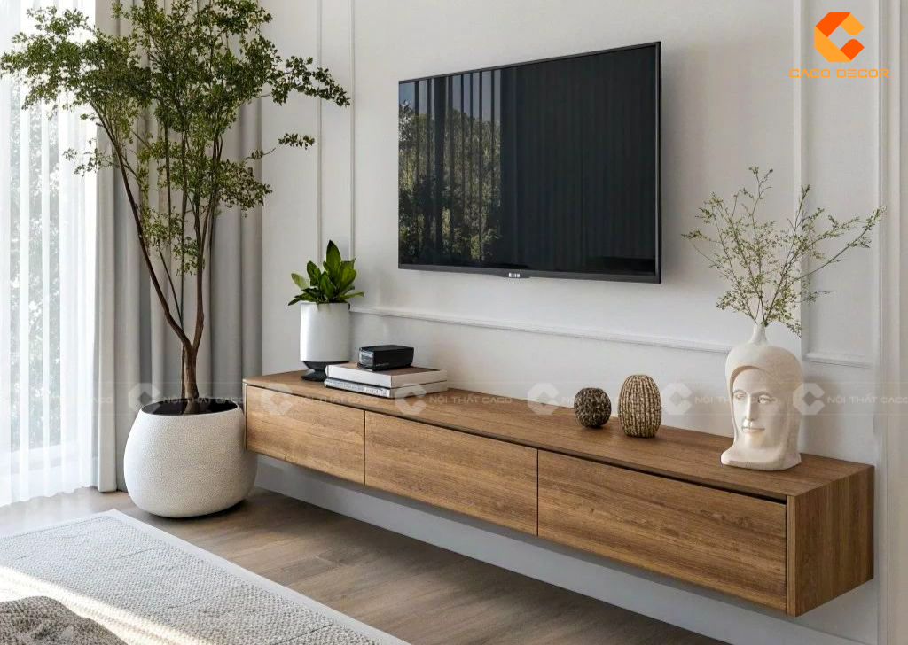 Kích Thước Kệ Tivi Treo Tường Phù Hợp Với Không Gian Nhà  6