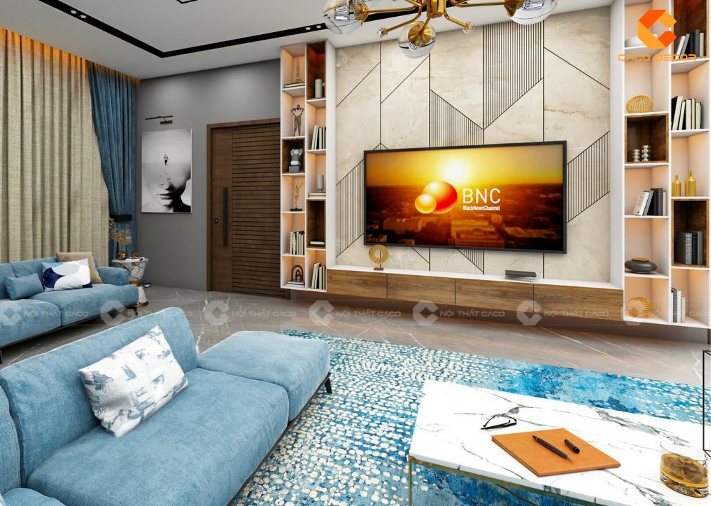 Gợi Ý Trang Trí Kệ Tivi Phòng Khách Đẹp Nhất Năm Nay 1
