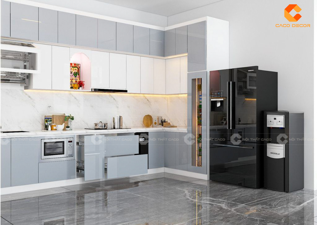  Tủ Bếp Acrylic Là Gì? Những Lưu Ý Khi Mua Tủ Bếp 2