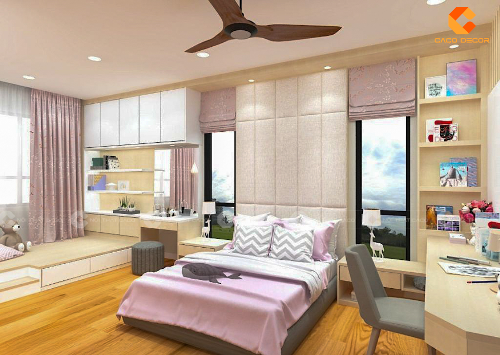 Các Mẫu Giường Ngủ Trẻ Em Dành Cho Các Bé Đẹp Giá Rẻ 17