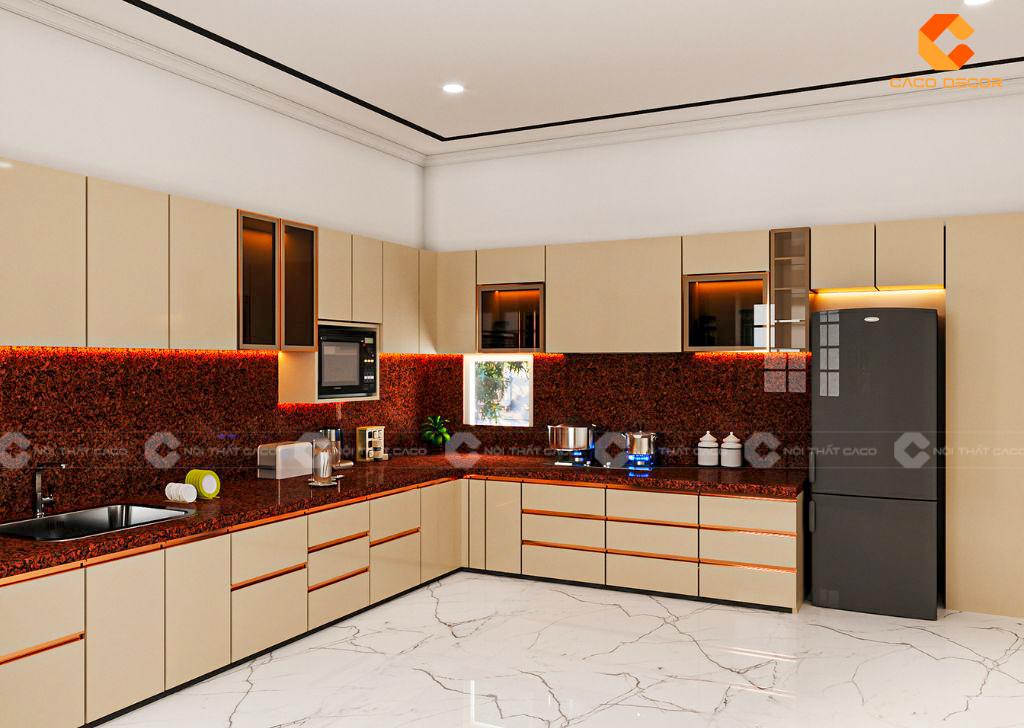  Tủ Bếp Acrylic Là Gì? Những Lưu Ý Khi Mua Tủ Bếp 3
