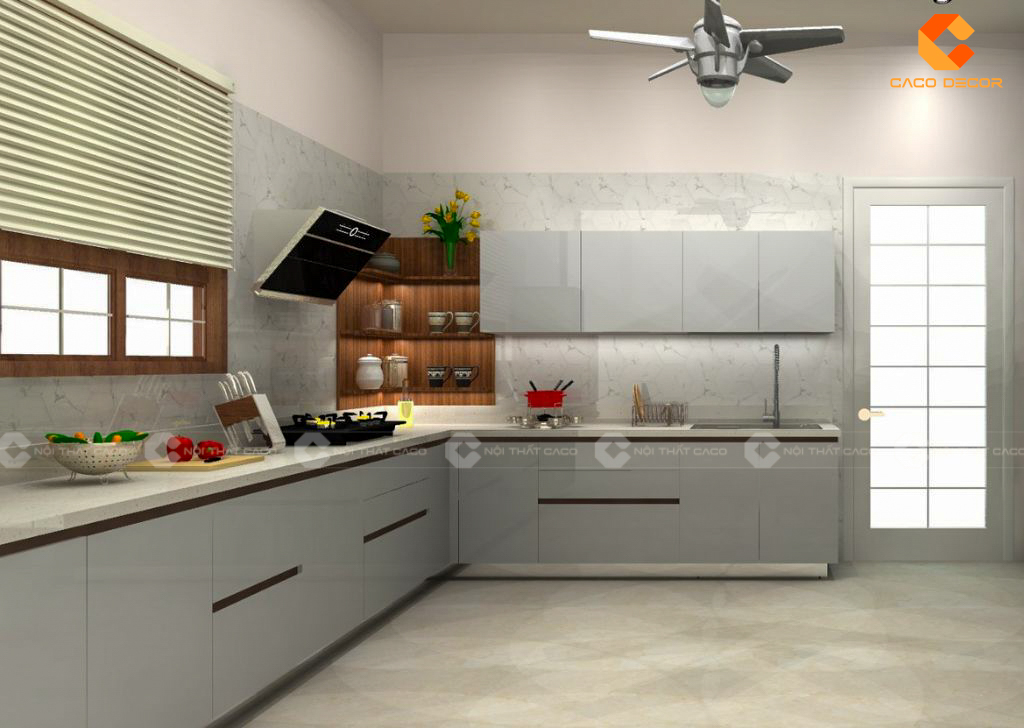  Tủ Bếp Acrylic Là Gì? Những Lưu Ý Khi Mua Tủ Bếp 18