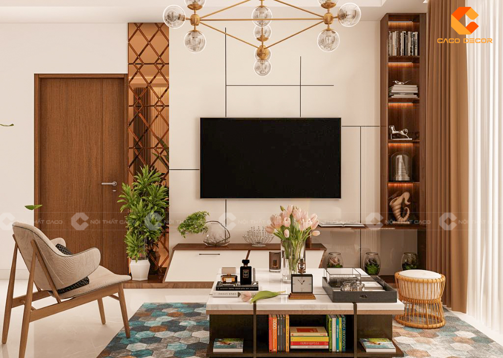 Gợi Ý Trang Trí Kệ Tivi Phòng Khách Đẹp Nhất Năm Nay 13