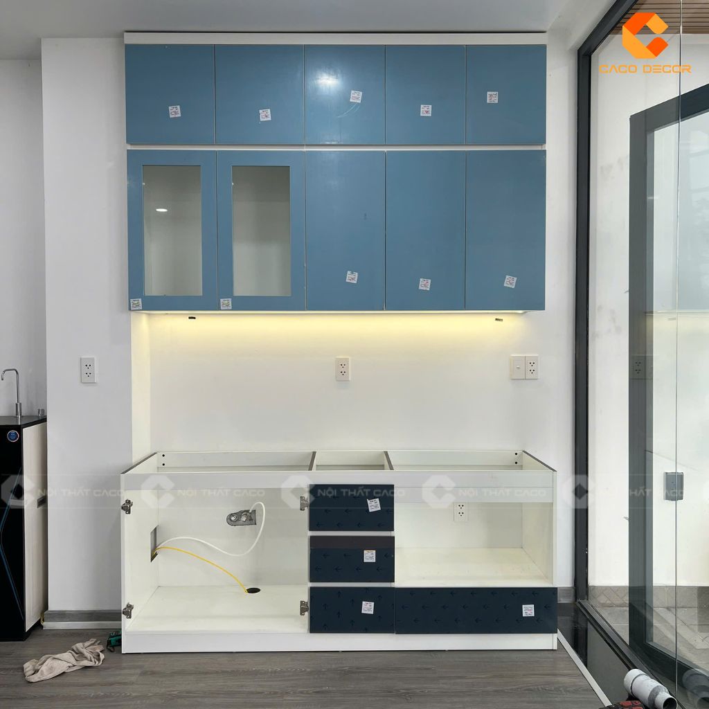 Nội Thất CaCo hoàn thiện thi công tủ bếp cho khách hàng
