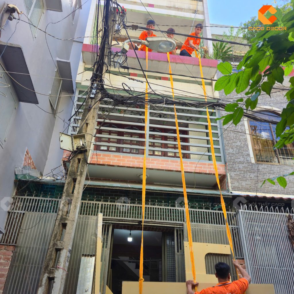 Hình ảnh đội ngũ thi công của CaCo