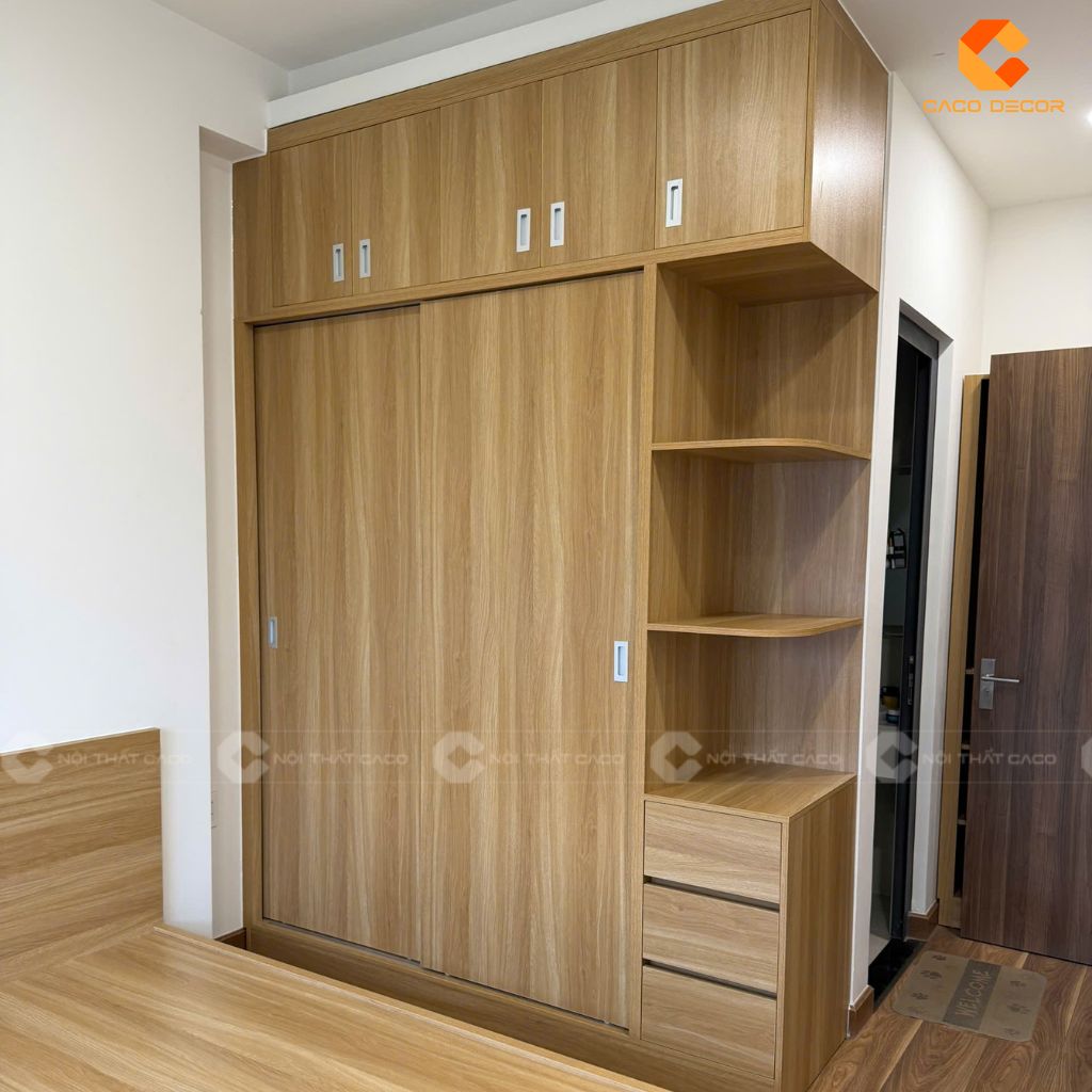 Hình ảnh tủ áo thực tế tại công trình