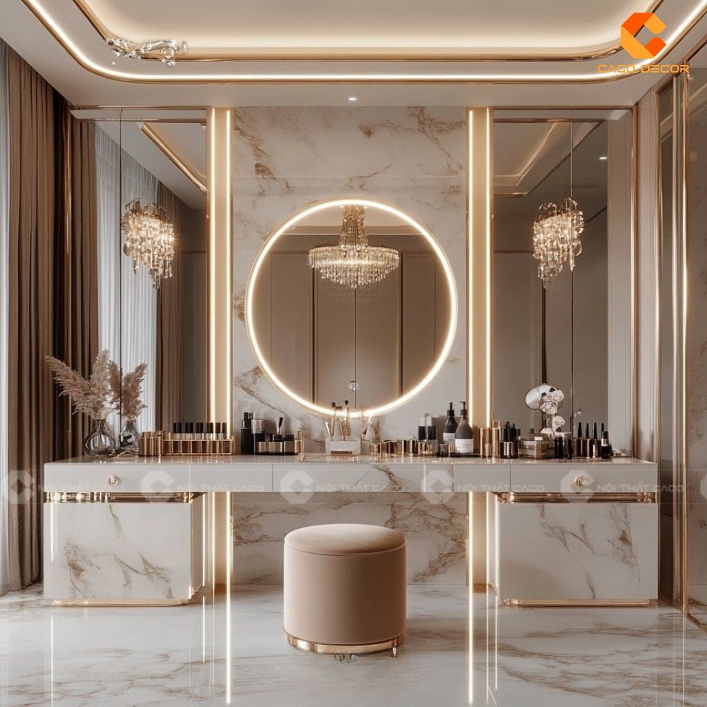 Khám Phá Các Mẫu Bàn Trang Điểm Cô Dâu Đẹp 2025 4